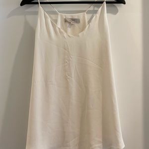 Off white loose cami tank top
